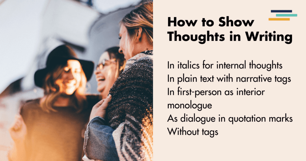 How to write thoughts in a story 5 ways fictionary